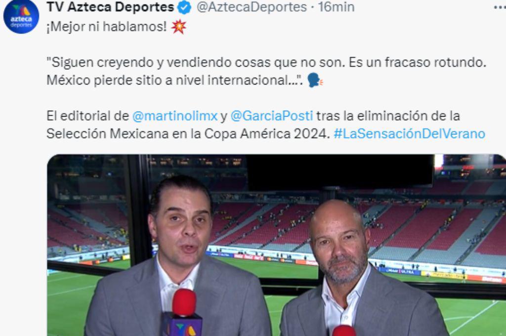 ”Fracaso monumental”: David Faitelson y Prensa mexicana no perdonan al tri tras quedar fuera de la Copa América