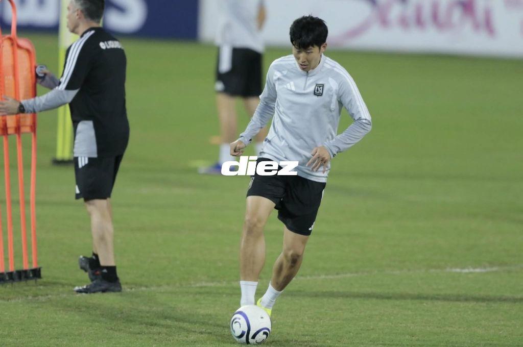 Heung-min Son y Hugo Lloris se divirtieron en el Estadio Morazán y un viejo conocido regresó, ¿qué pasó en el entreno de Los Ángeles FC?