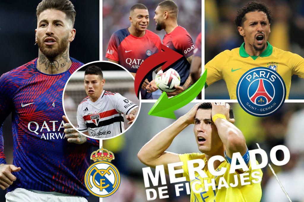 Mercado: “Si PSG firma a Kolo Muani, Mbappé se vende”, aclaran futuro de Ramos y Cristiano tendrá nueva competencia en el Al-Nassr