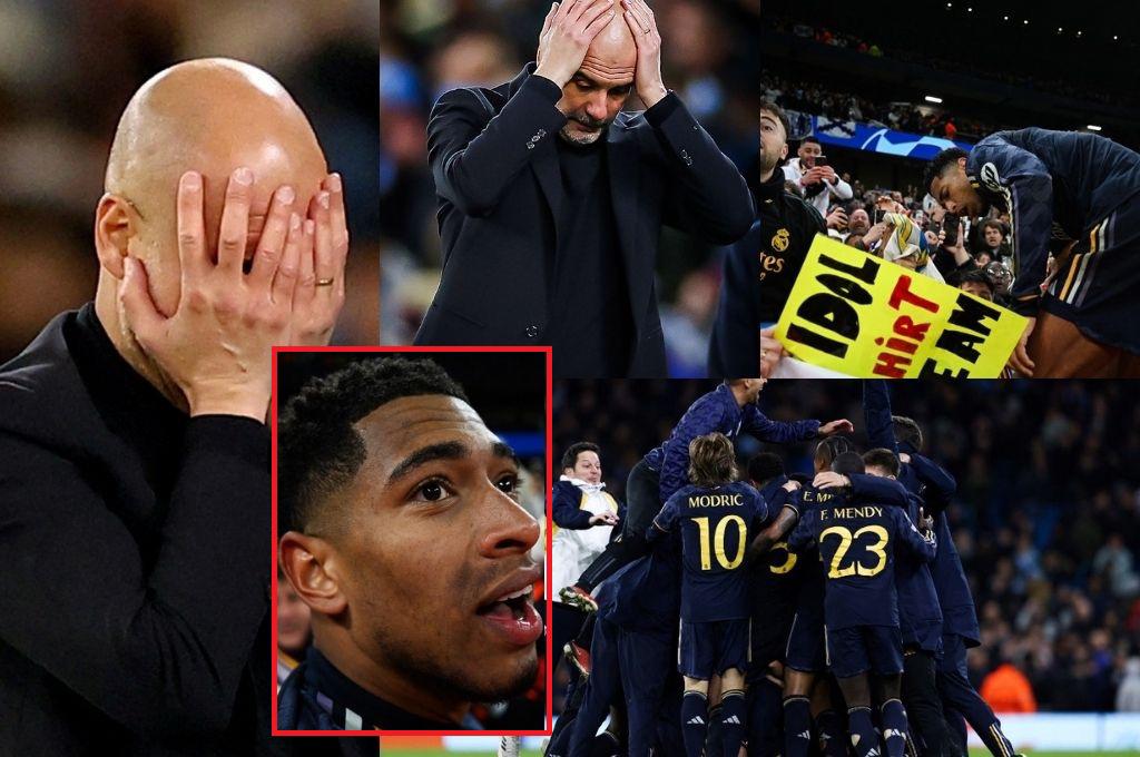 Pep Guardiola hundido tras festejo de Real Madrid; enorme gesto de Belligham con Modric y el beso de Haaland