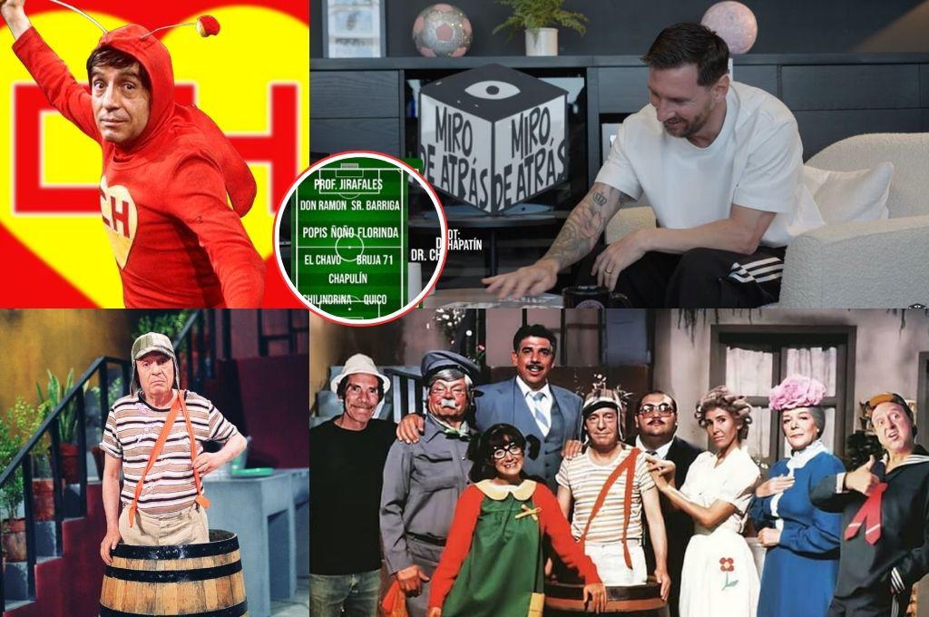 Messi se olvida del fútbol y muestra su lado más mexicano: así sería su once ideal con personajes del Chavo del 8