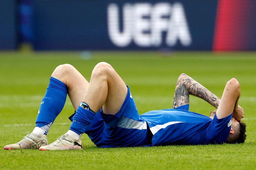 Desgarradoras imágenes de Italia, el último campeón de la Eurocopa, la decepción de Buffon y la fiesta de Suiza