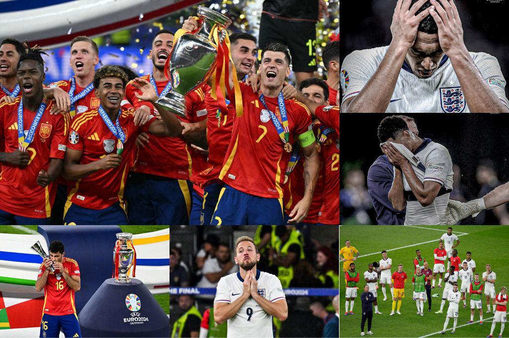 Tremendo enfado de Bellingham, feo gesto de Carvajal a Saka y la celebración de España en la Eurocopa 2024