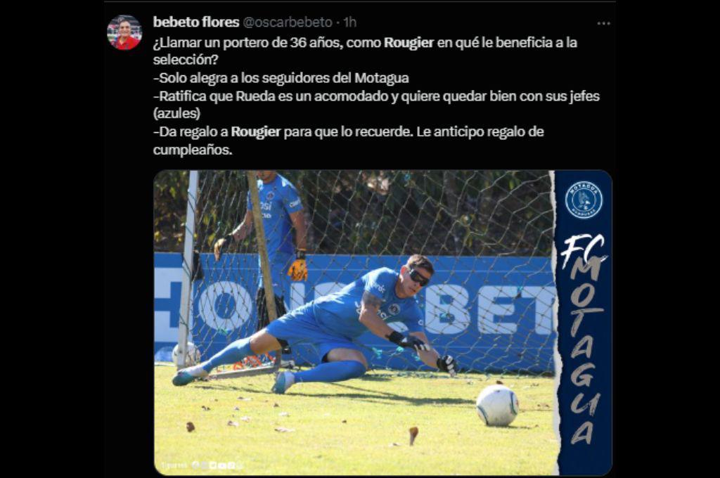 “Rueda es un acomodado”, “más que merecido”: así reaccionó la prensa hondureña tras el llamado de Rougier a la ‘H’”