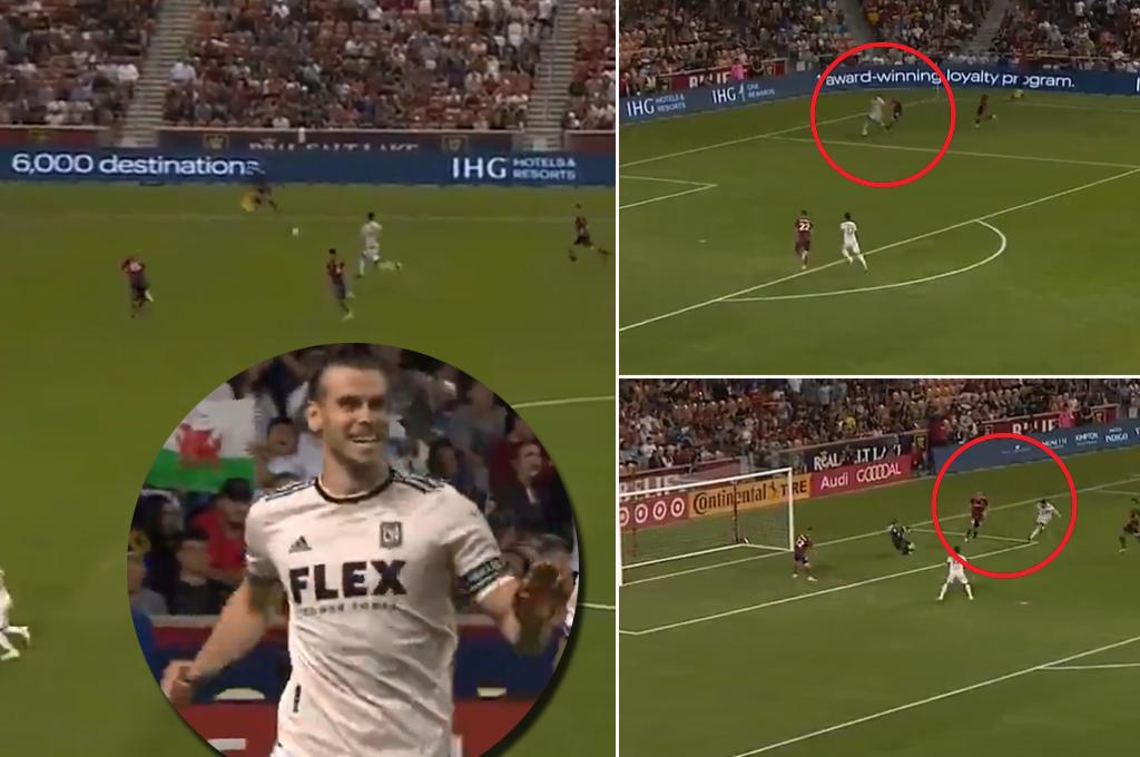 Una auténtica maravilla: Gareth Bale marca golazo en la paliza de LAFC sobre Real Salt Lake en la MLS