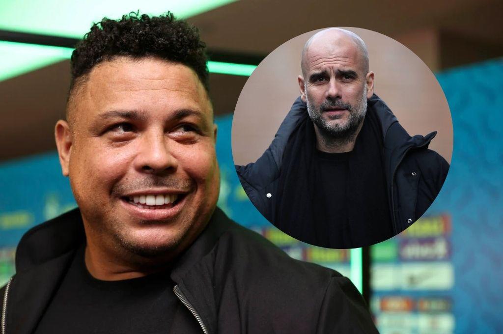 El impensado pacto que tiene Pep Guardiola con Ronaldo Nazário ¿Qué debe pasar para que sea técnico de Vinicius?
