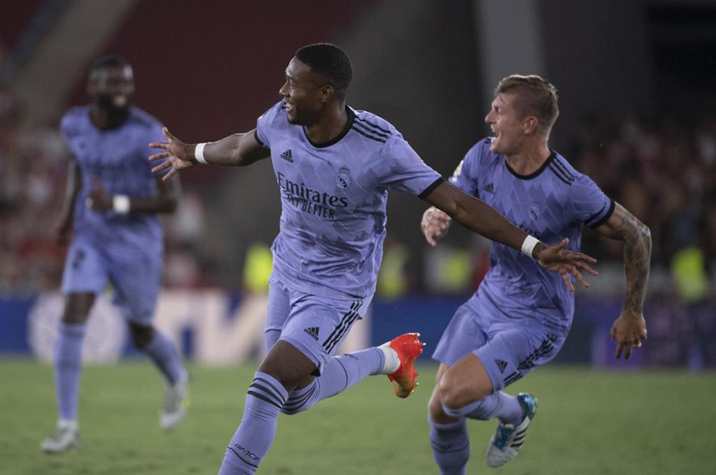 Así se vivió la remontada del Real Madrid sobre el Almería con el golazo incluido de David Alaba en la liga de España