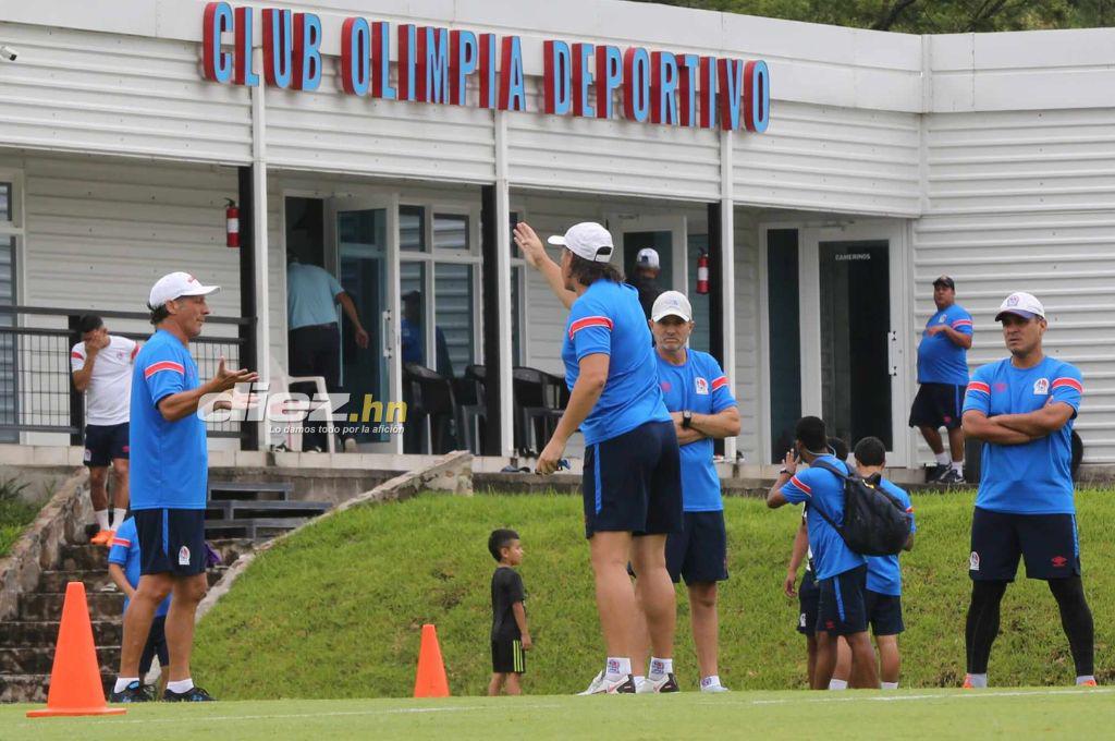Así fue el último entrenamiento del Olimpia previo al clásico ante Motagua: ¿Cómo está Pedro Troglio tras el castigo?
