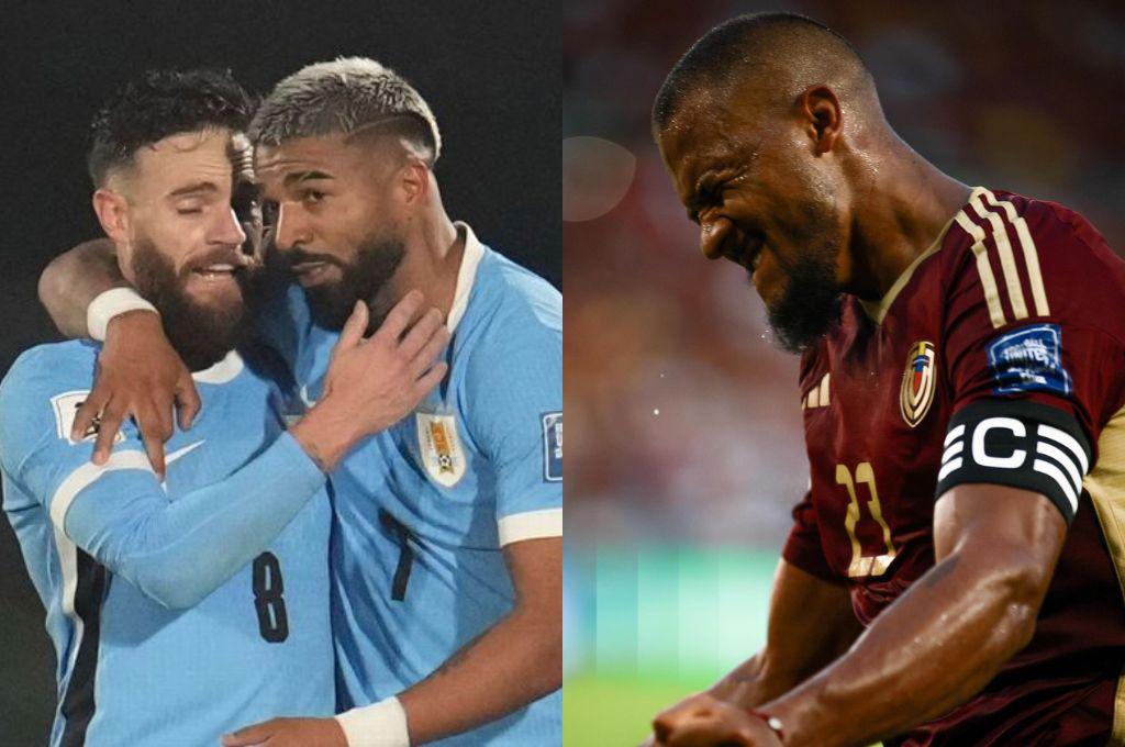 Uruguay da la peor noticia a Venezuela de Salomón Rondón en las Eliminatorias Sudamericanas