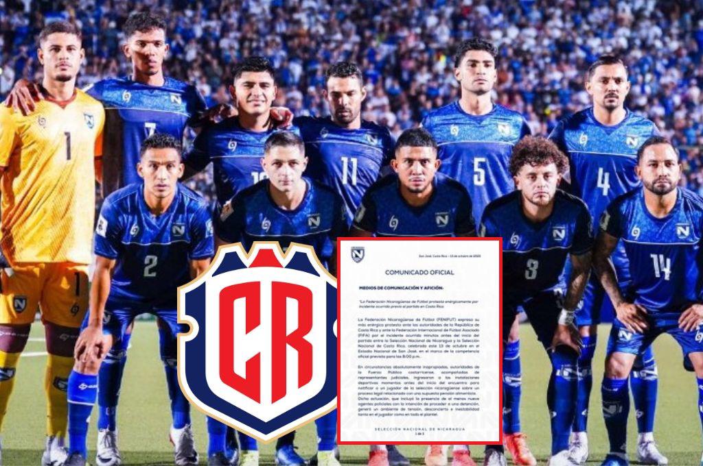 Policía de Costa Rica busca a jugador por este motivo y el duro comunicado de Nicaragua en plenas Eliminatorias de Concacaf