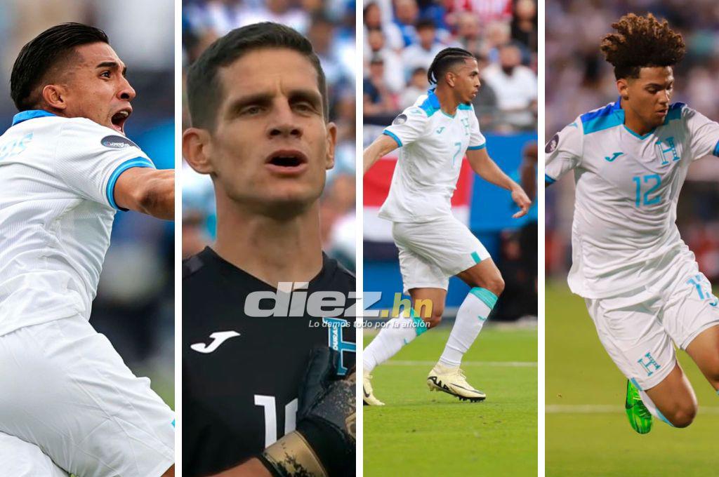 Muchos aplazados y pocos a destacar: El uno a uno de la Selección de Honduras en la derrota ante Costa Rica