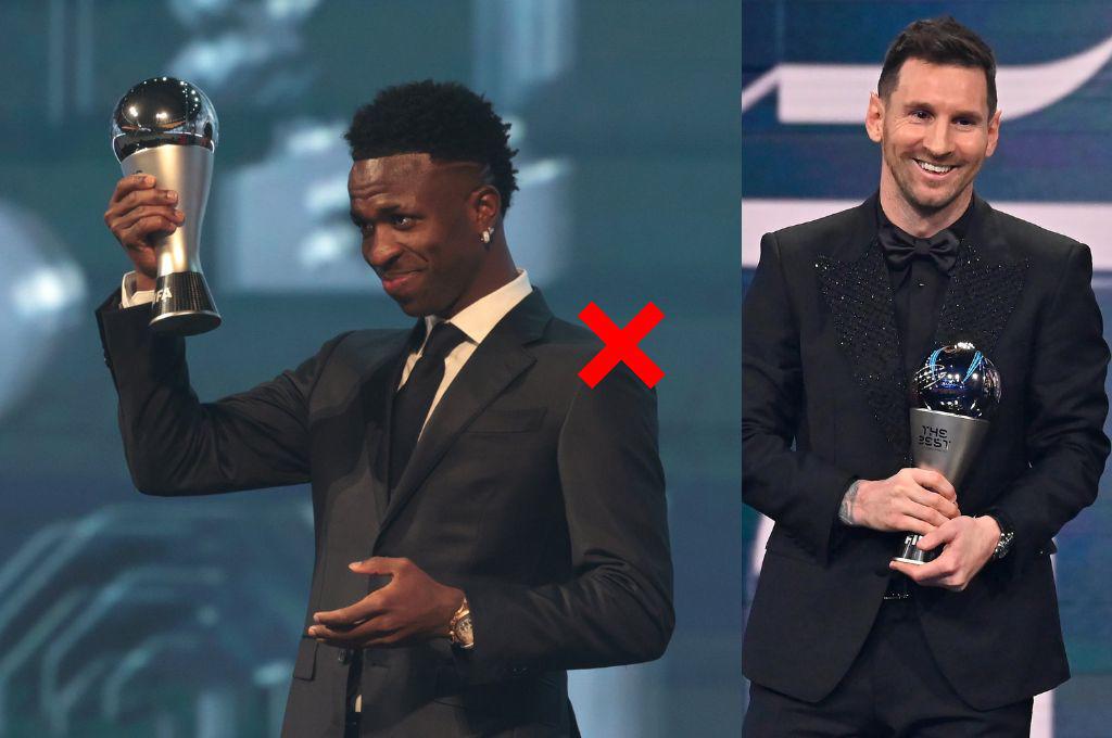 No puso a Vinicius primero: así votó Lionel Messi, capitán de Argentina, en los premios The Best