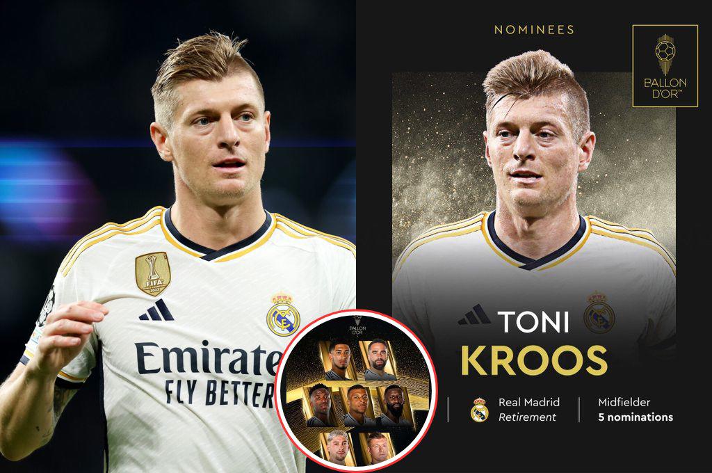 Imperdible: la reacción del retirado Toni Kroos tras ser nominado al Balón de Oro 2024 y su mensaje a los del Real Madrid