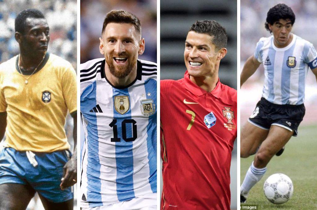 Four Four Two: Revelan nuevo ranking de los 100 mejores futbolistas de la historia; Messi supera a Maradona y Cristiano a Pelé