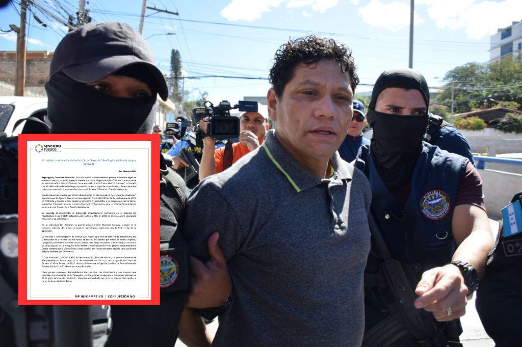 ¡Óscar ‘Pescado’ Bonilla, ex jugador profesional de Honduras, es enviado a la cárcel! ¿En cuál estará detenido?