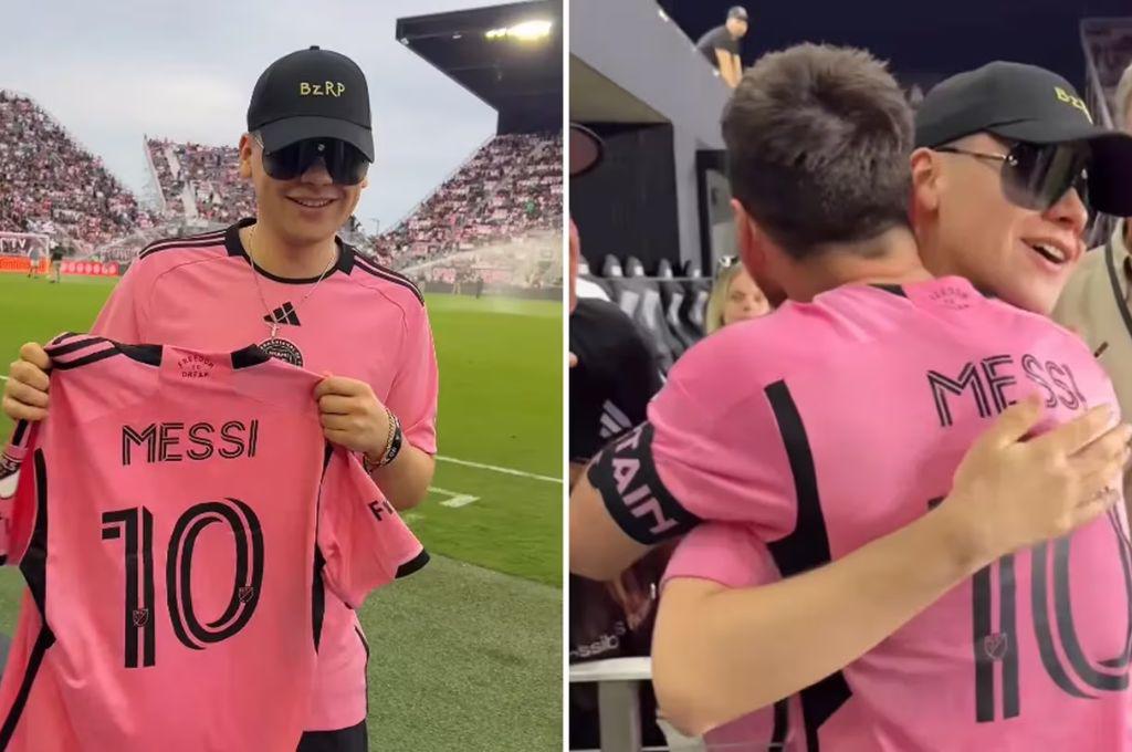 A Messi le cambiaron el árbitro, el amigo inesperado que visitó a Leo y el guardaespaldas del ‘10’ sorprende con foto histórica