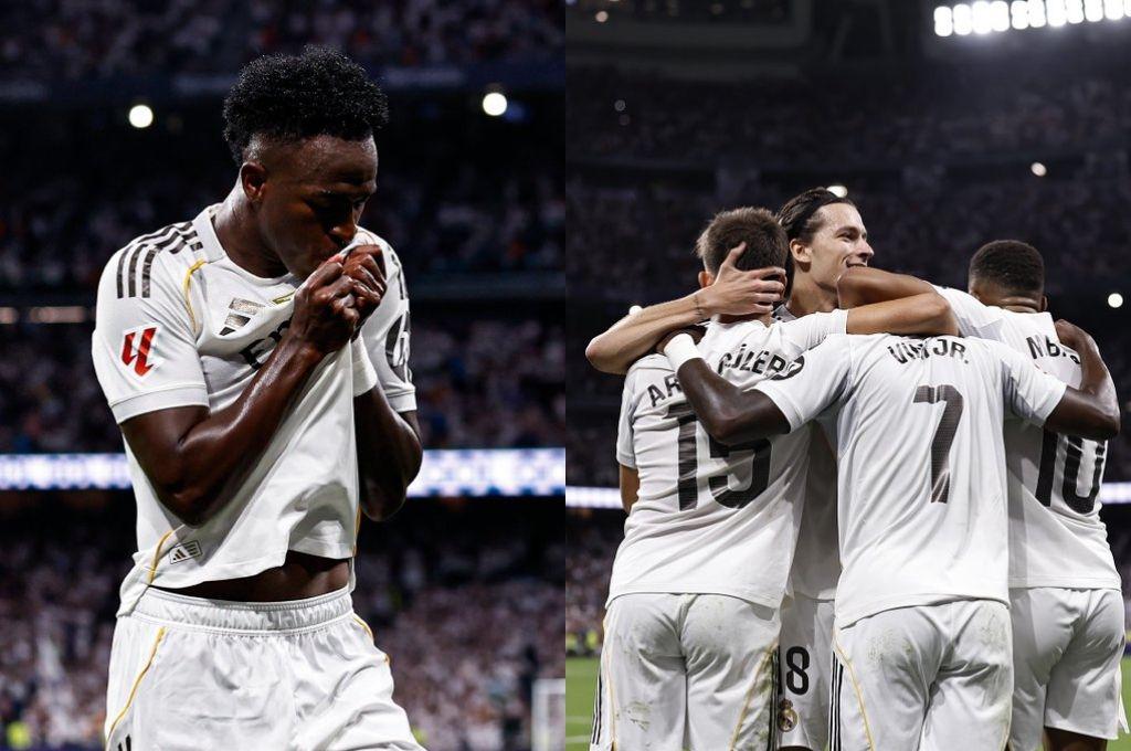 Con tres goles anulados por el VAR, el Real Madrid venció al Mallorca en el Bernabéu y se mantiene líder de LaLiga