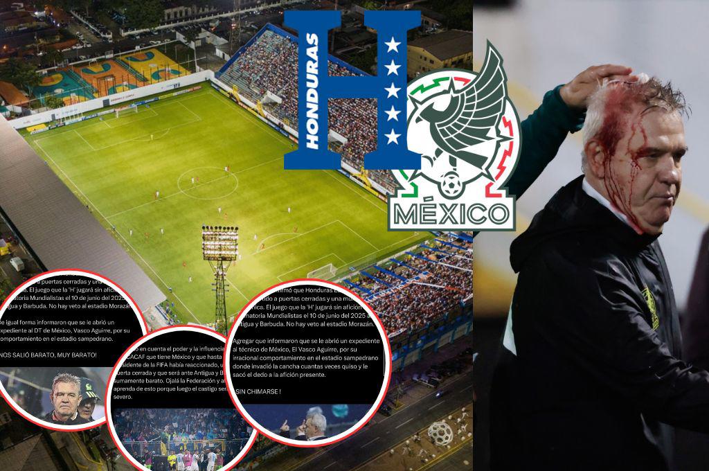 “Salió barato”: la reacción de la prensa hondureña y mexicana al castigo que recibió la ‘H’ tras lo acontecido con Javier Aguirre