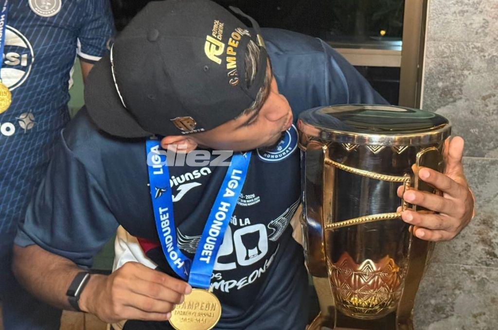Así fue la celebración íntima de Motagua tras conquistar la copa 20 ante Marathón