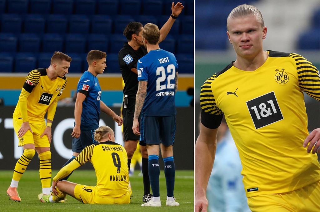 Haaland marca su gol 80 en 79 partidos oficiales con el Borussia Dortmund, pero enciende las alarmas