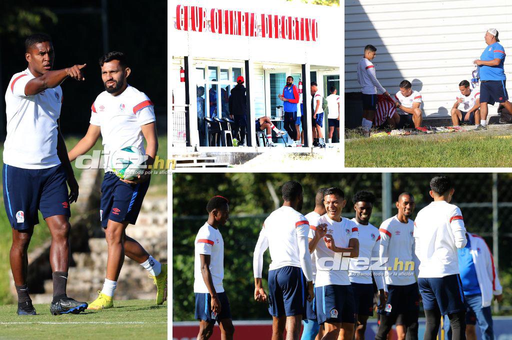 Así fue el penúltimo entrenamiento del Olimpia de cara a la final: Risas, visita especial y regalando firmas