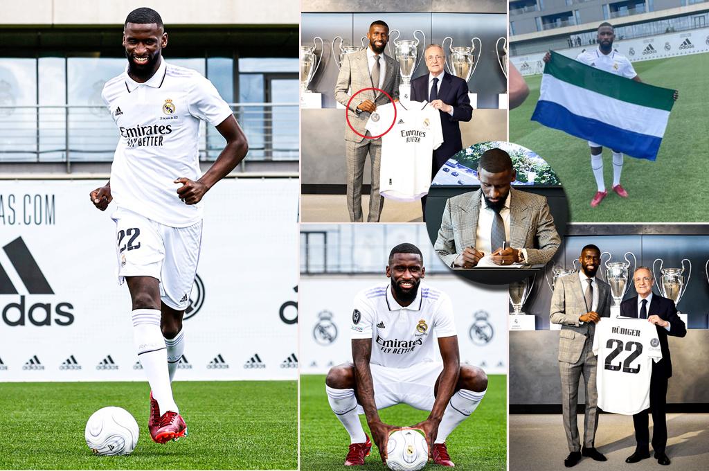 Así fue la presentación de Rüdiger: el detalle con el que se ganó al madridismo, descarta  histórico dorsal y lució la bandera de Sierra Leona