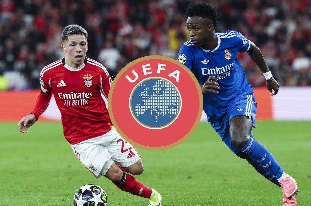 OFICIAL: UEFA da el golpe definitivo al Benfica con Prestianni por la polémica contra Vinicius en la Champions