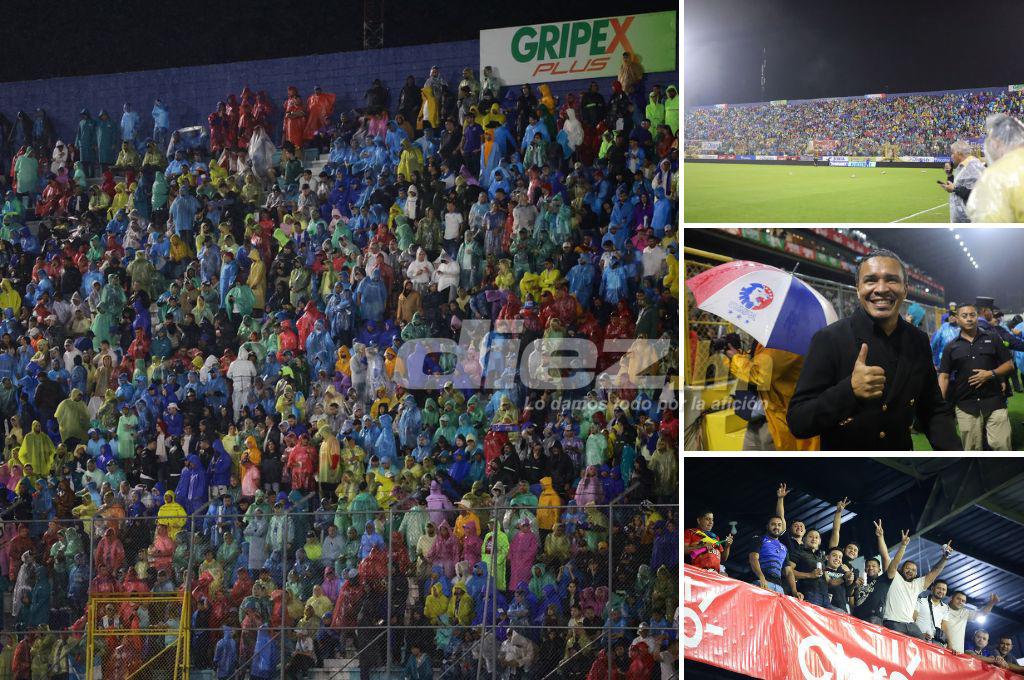 ¡Espectacular! Llenazo en el estadio Morazán por el Honduras-México pese a la lluvia y Rambo de León, presente