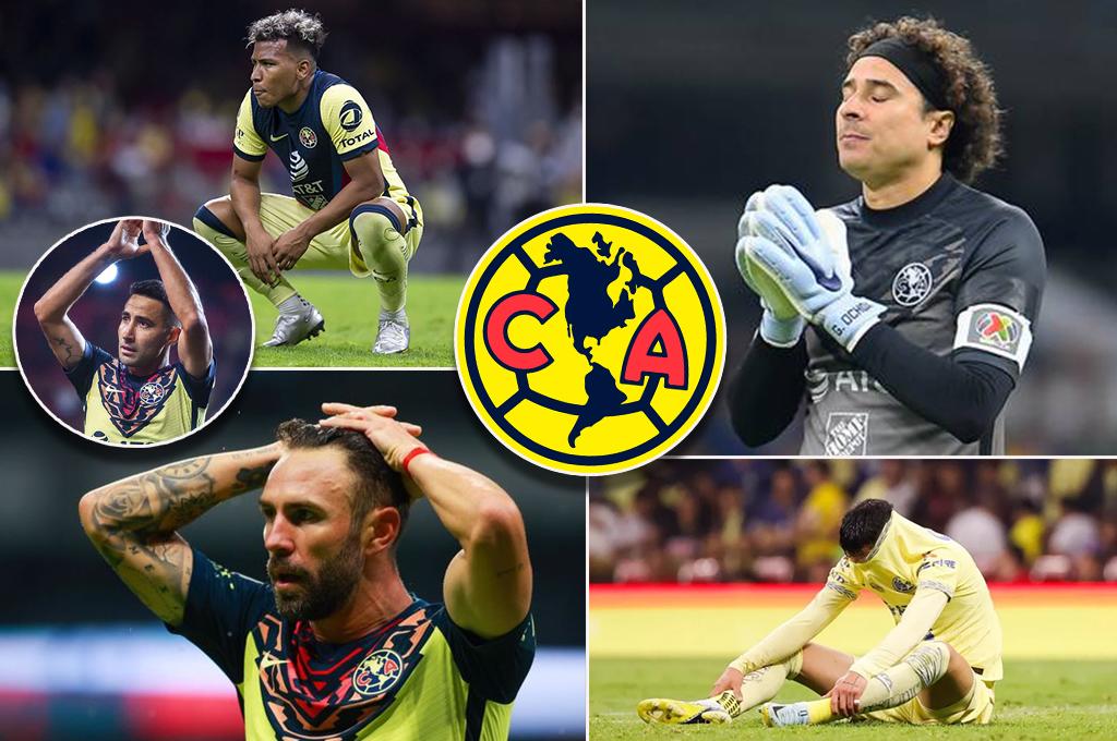 Barrida en el nido: las bajas que alista el América tras la dolorosa eliminación ante Toluca en la Liga MX