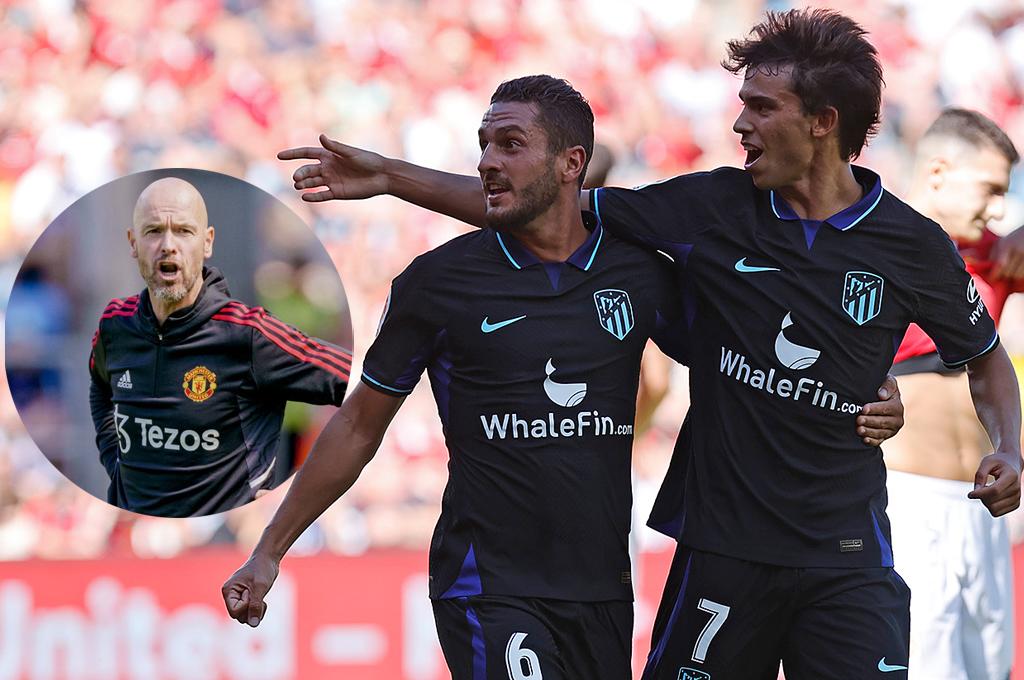 Atlético de Madrid venció a un Manchester United sin Cristiano Ronaldo con golazo en los últimos minutos