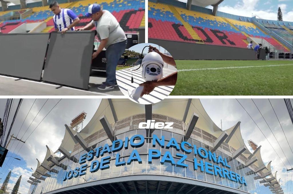 ¡Con toda la tecnología! Estadio Nacional Chelato Uclés contará con nuevo sistema de seguridad y así instalan las vallas led