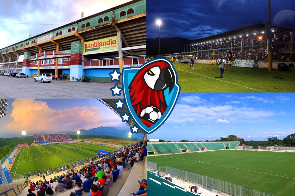 ¿Cuál gusta más? Los estadios que podrían sumarse a la Liga Nacional de Honduras en la próxima temporada