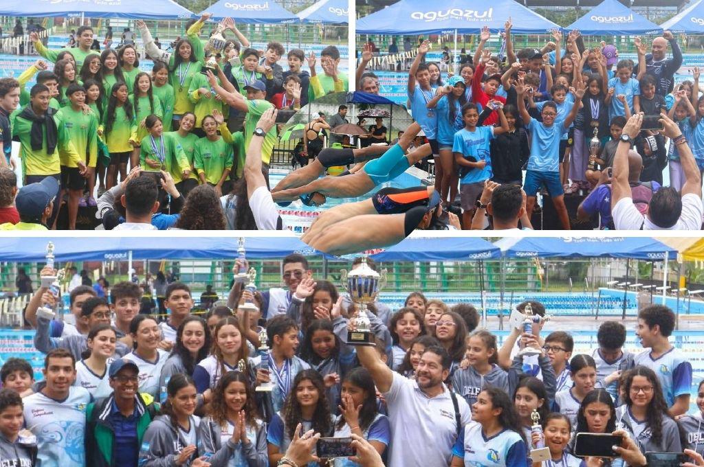 ¡Tremenda adrenalina! Más de 400 atletas de natación dieron gran batalla en campeonato de piscina en SPS