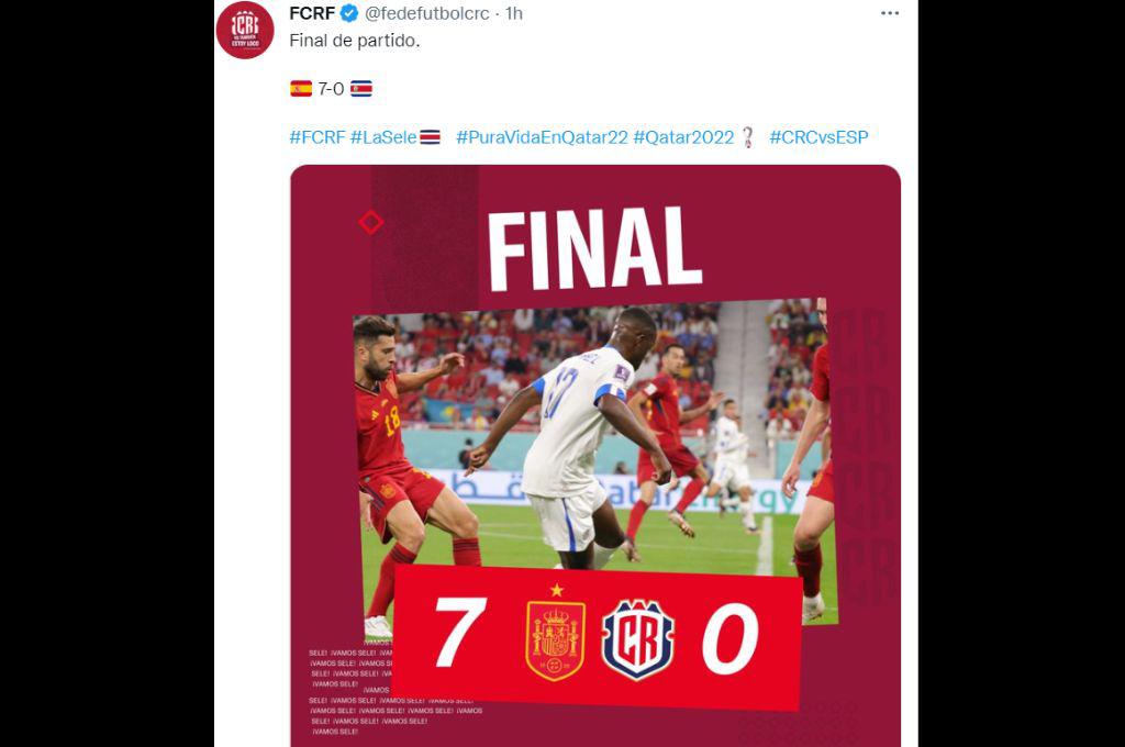 “Parecemos Panamá”, “Dimos pena”: las reacciones de la prensa tica tras la derrota de ante España en Qatar 2022