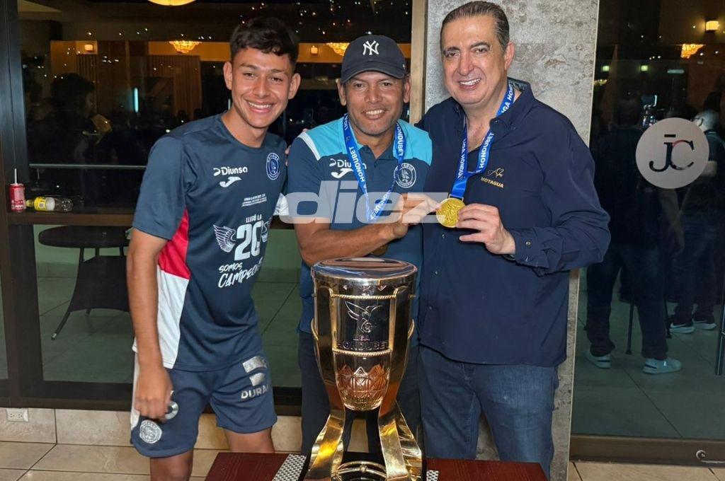 Así fue la celebración íntima de Motagua tras conquistar la copa 20 ante Marathón