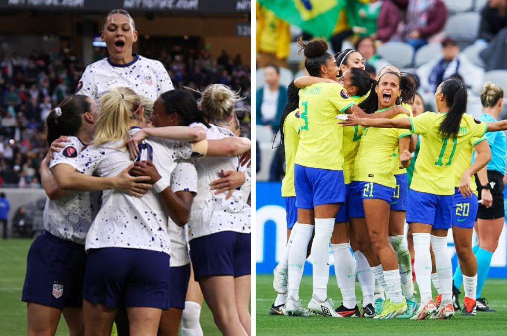 Hora y dónde ver: Estados Unidos y Brasil pugnan por la primera Copa Oro del fútbol femenino