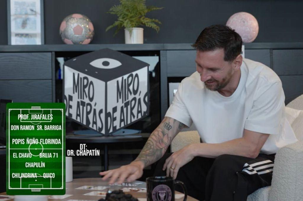 Messi se olvida del fútbol y muestra su lado más mexicano: así sería su once ideal con personajes del Chavo del 8