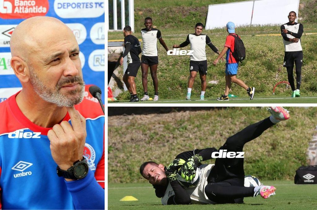 Olimpia sufrirá una baja, busca nuevo fichaje y Espinel le da la bienvenida; así fue el entreno del león previo al clásico con Motagua