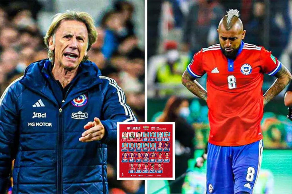 ¿Vuelve Arturo Vidal? Gareca, con bajas importantes, confirma la convocatoria de Chile para enfrentar a Brasil y Colombia