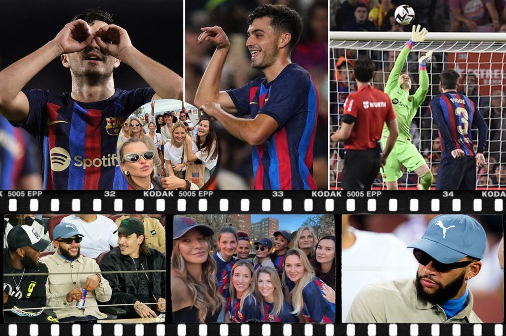 Esposa de Lewandowski se lleva a toda su tropa polaca al Camp Nou y la facha de Memphis; el motivo de los festejos de Pedri