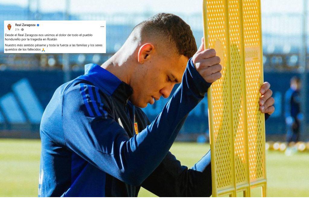 Real Zaragoza, equipo de Kervin Arriaga, muestra su lado más solidario tras la tragedia aérea sufrida en Honduras
