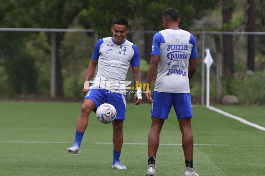 Quioto, con permiso especial, y el otro legionario que no se ha sumado; así fue el primer entrenamiento de Honduras de cara al duelo con Argentina