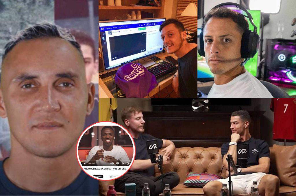 Keylor Navas se integra a Vinicius y a Cristiano Ronaldo: Futbolistas que se volvieron youtubers y streamers