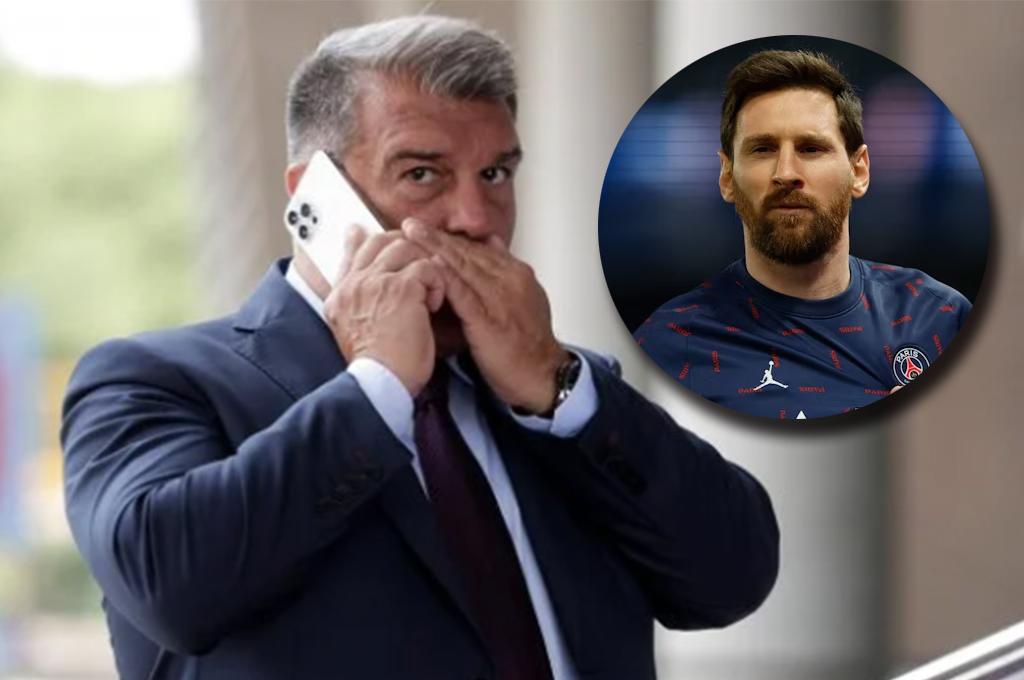 ¿Messi regresa al Barcelona? La frase que soltó Laporta desde Colombia sobre su posible vuelta y habla de la Superliga europea