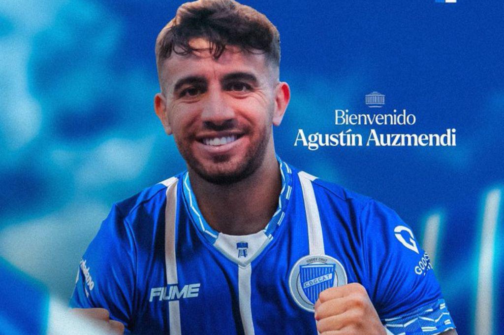 Oficial: Godoy Cruz confirma el fichaje del delantero Agustín Auzmendi, quien deja las filas de Motagua
