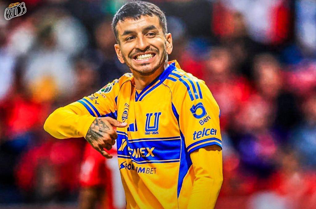 Tigres vence al campeón Toluca y le impide retomar el liderato del Apertura mexicano