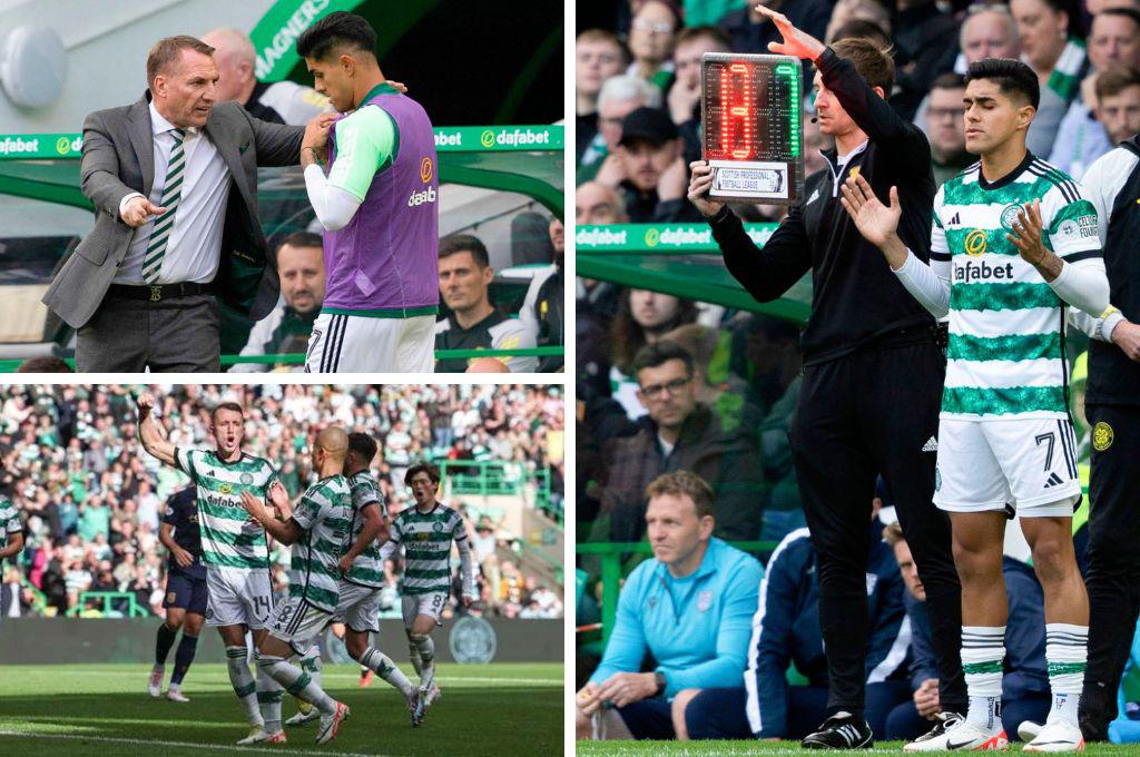 Así fue el debut del hondureño Luis Palma con el Celtic en la Liga de Escocia; con el dorsal “7” y el saludo de Brendan Rodgers