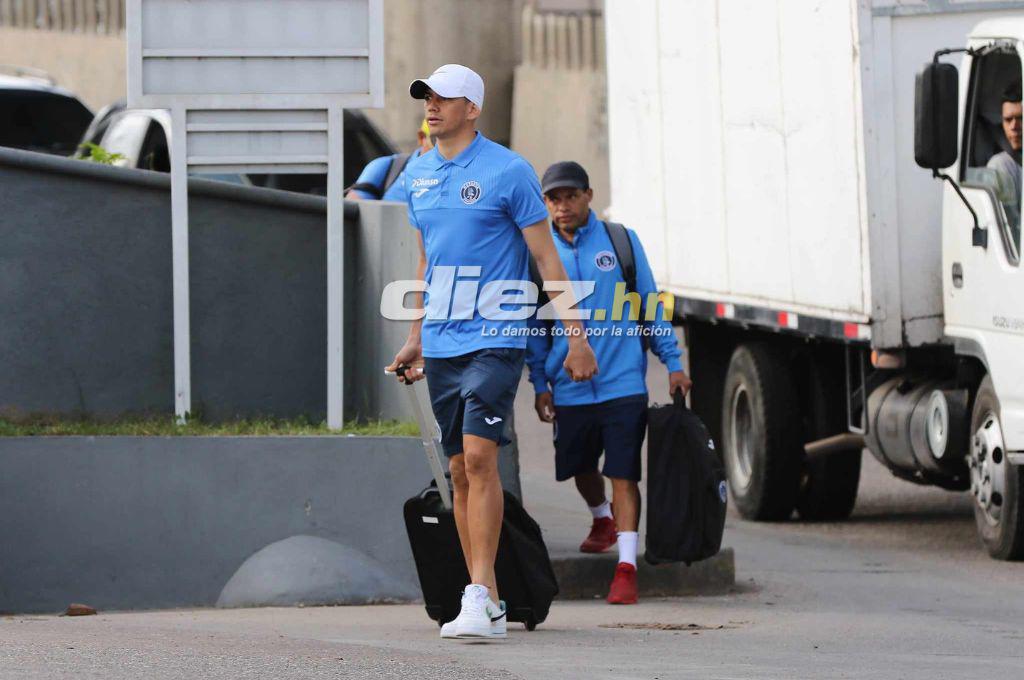 ¿Quiénes viajaron? Así fue la salida del Motagua de Diego Vázquez rumbo a Olancho para disputar el repechaje