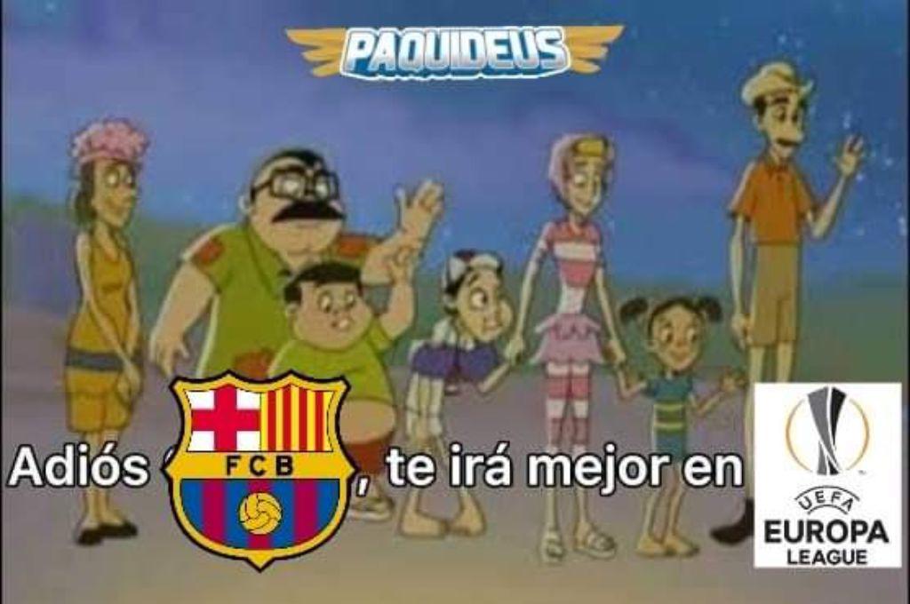 Los memes más divertidos sobre el Barcelona a la Europa League y la eliminación del Atlético de Madrid de torneos europeos