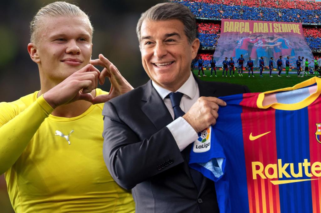 Bombazo de Laporta: salió a la luz el imponente contrato que el Barcelona le pone sobre la mesa a Haaland